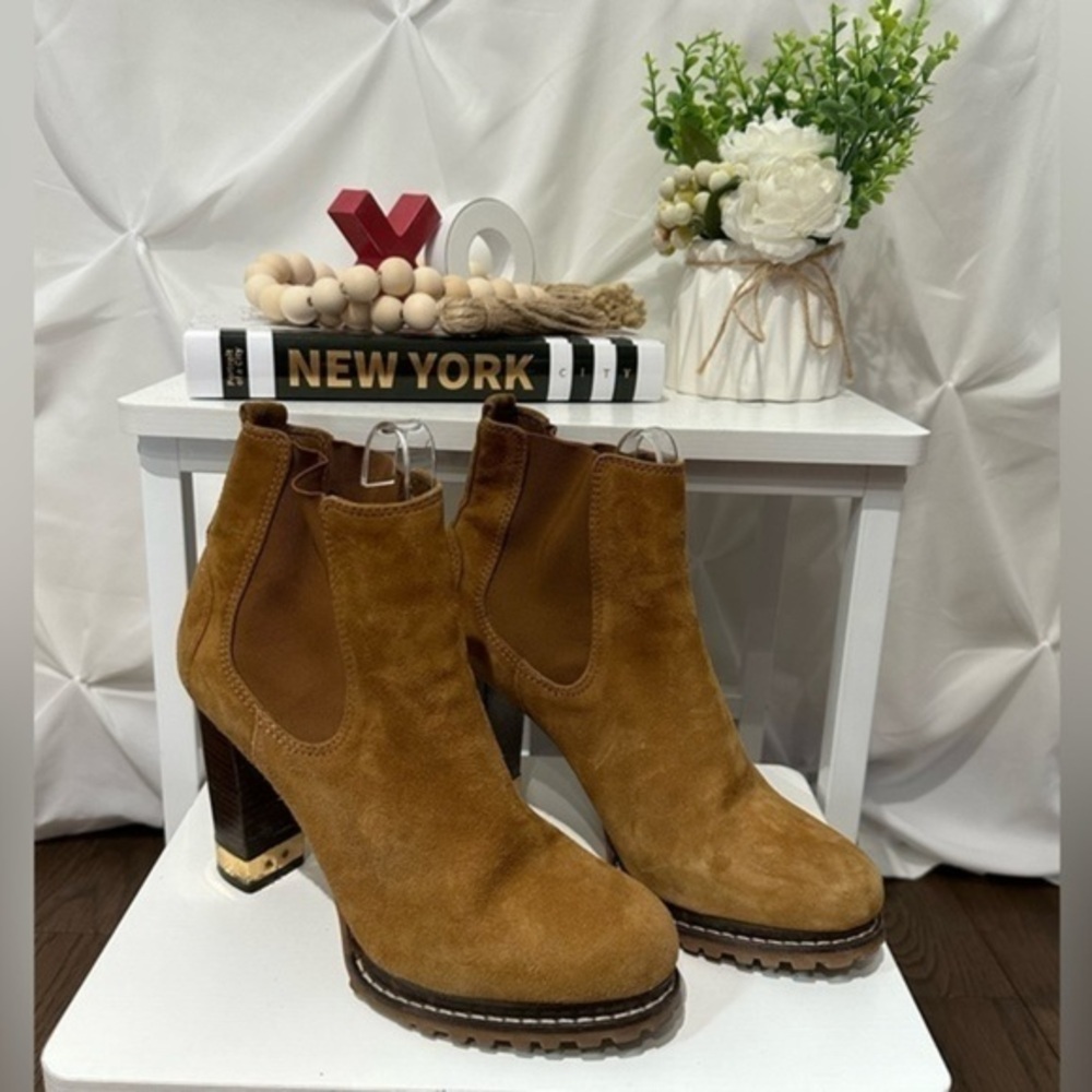 Tory Burch Suede Booties
